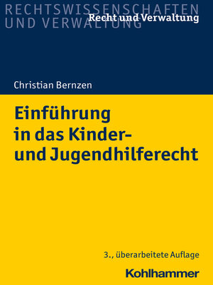 cover image of Einführung in das Kinder- und Jugendhilferecht